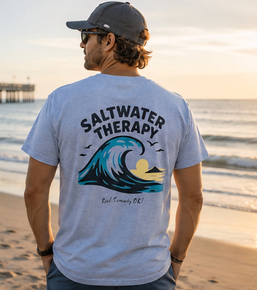 Saltwater Therapy Unisex Pocket Tee