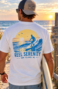 Reel Serenity Surf Rider Pocket Tee | Oak Island Surf Shirt
