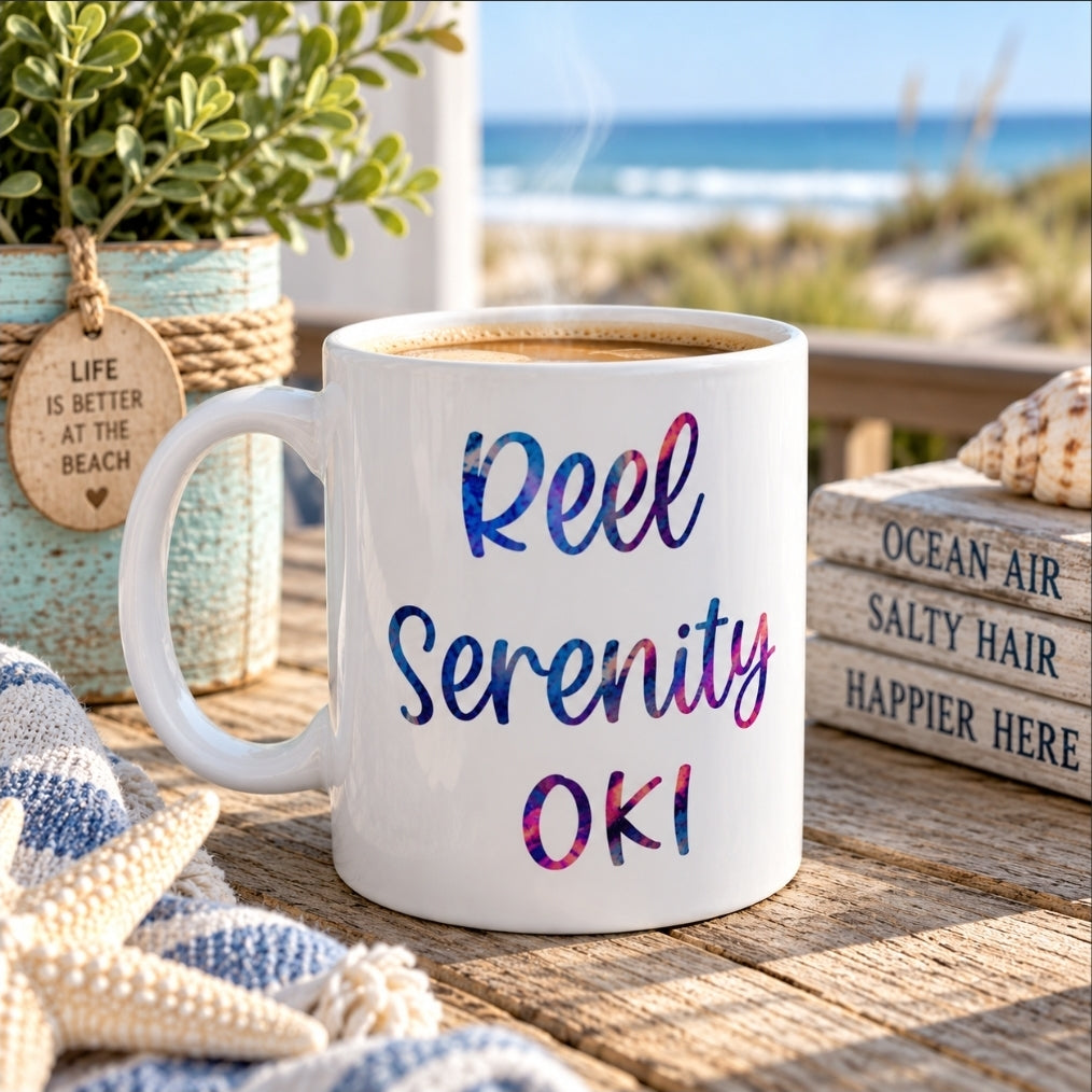 Salty Little Beach Mug | Reel Serenity Coastal Coffee Mug