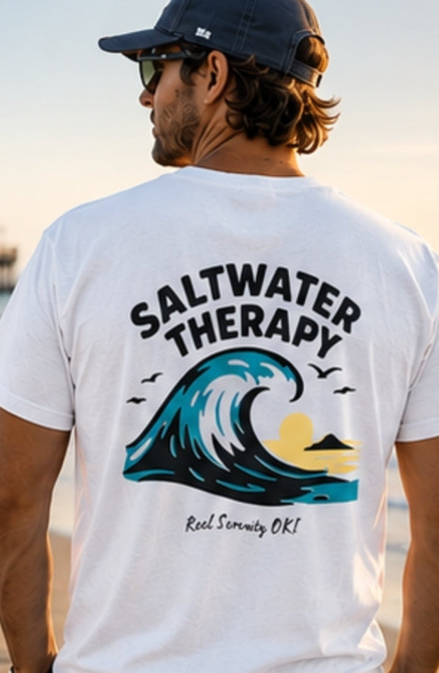 Saltwater Therapy Unisex Pocket Tee