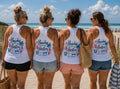 Beachin’ With My Besties Girls Trip Racerback Tank Top